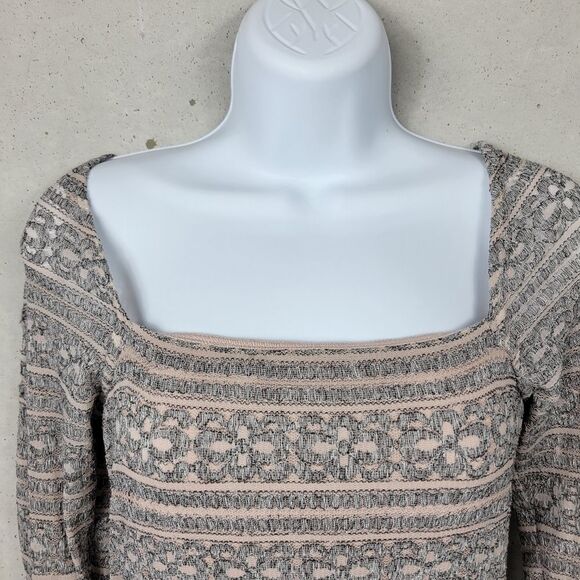 Free People Midi Dress. Pink/Gray S#023 - Picture 7 of 13